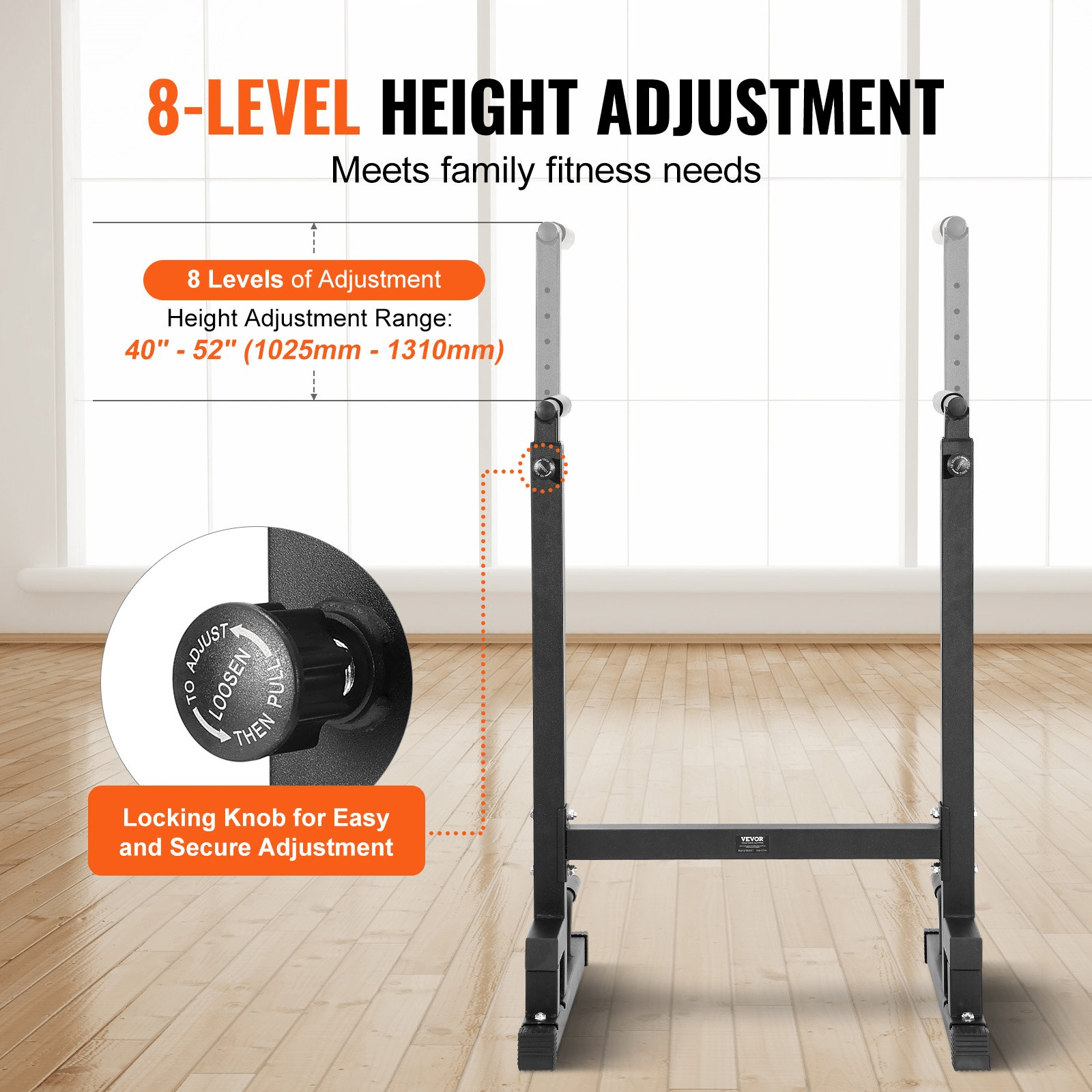 VEVOR Adjustable Dip Bar – Heavy - Duty Strength Training for Home & Gym Workouts - GNS Beauty & Personal Care
