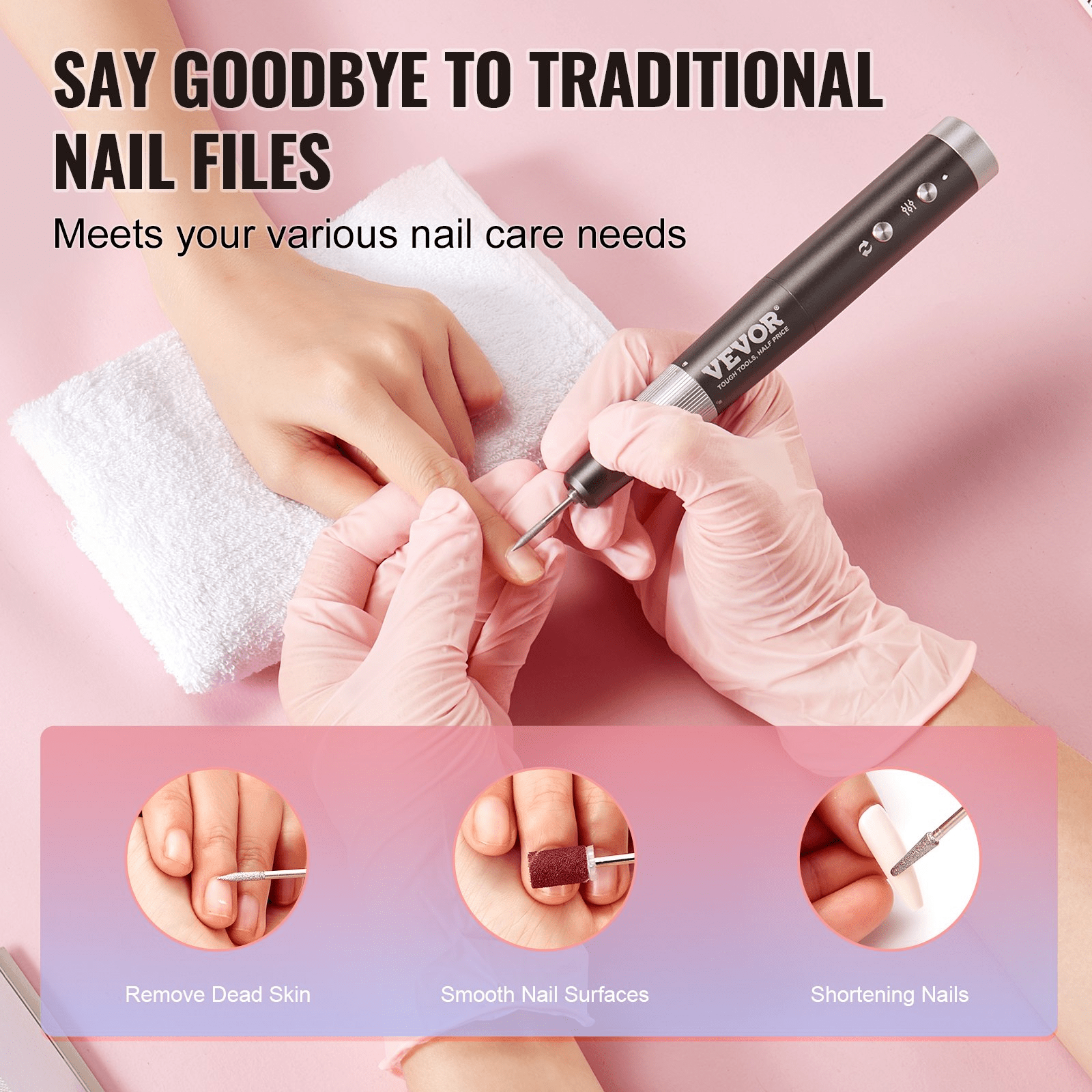 💅 VEVOR Electric Cordless Nail Drill (UV - 1003) – Precision Meets Portability - GNS Beauty & Personal Care