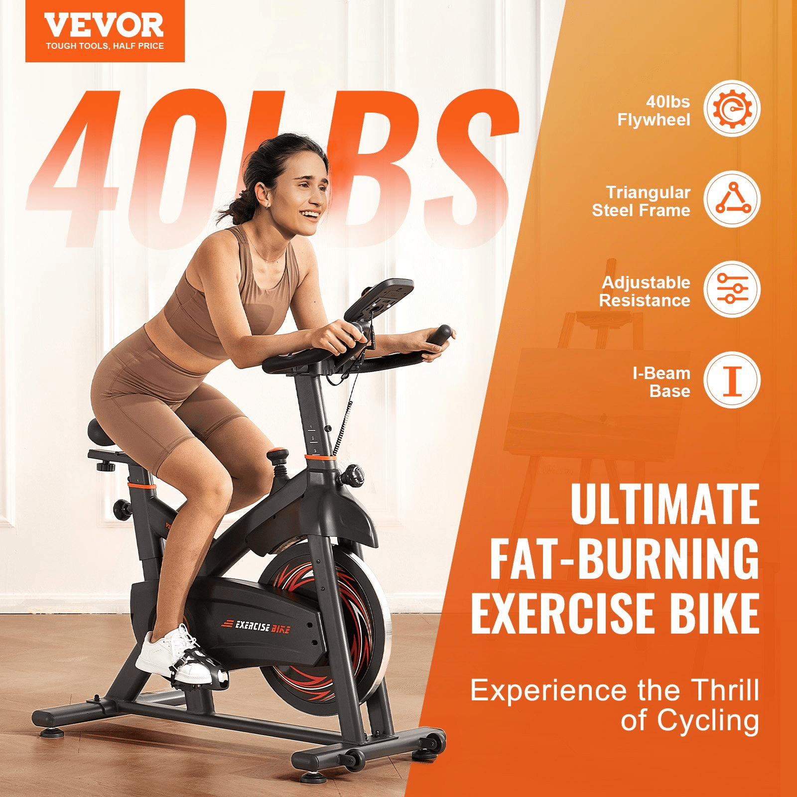 VEVOR Exercise Bike – Magnetic Resistance & Smooth Indoor Cycling - GNS Beauty & Personal Care