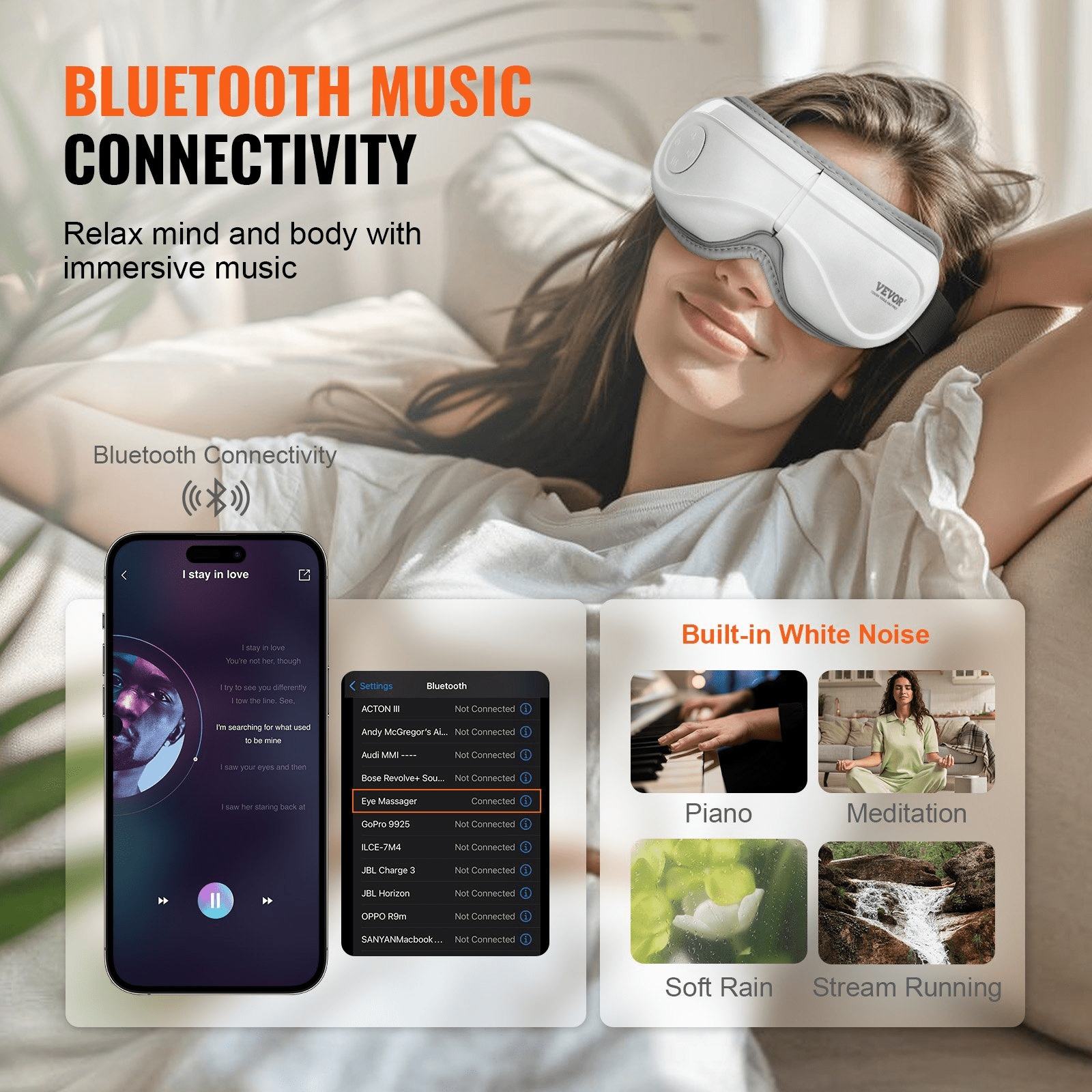 VEVOR Eye Massager with Heat & Remote – Relaxation, Comfort & Eye Care - GNS Beauty & Personal Care