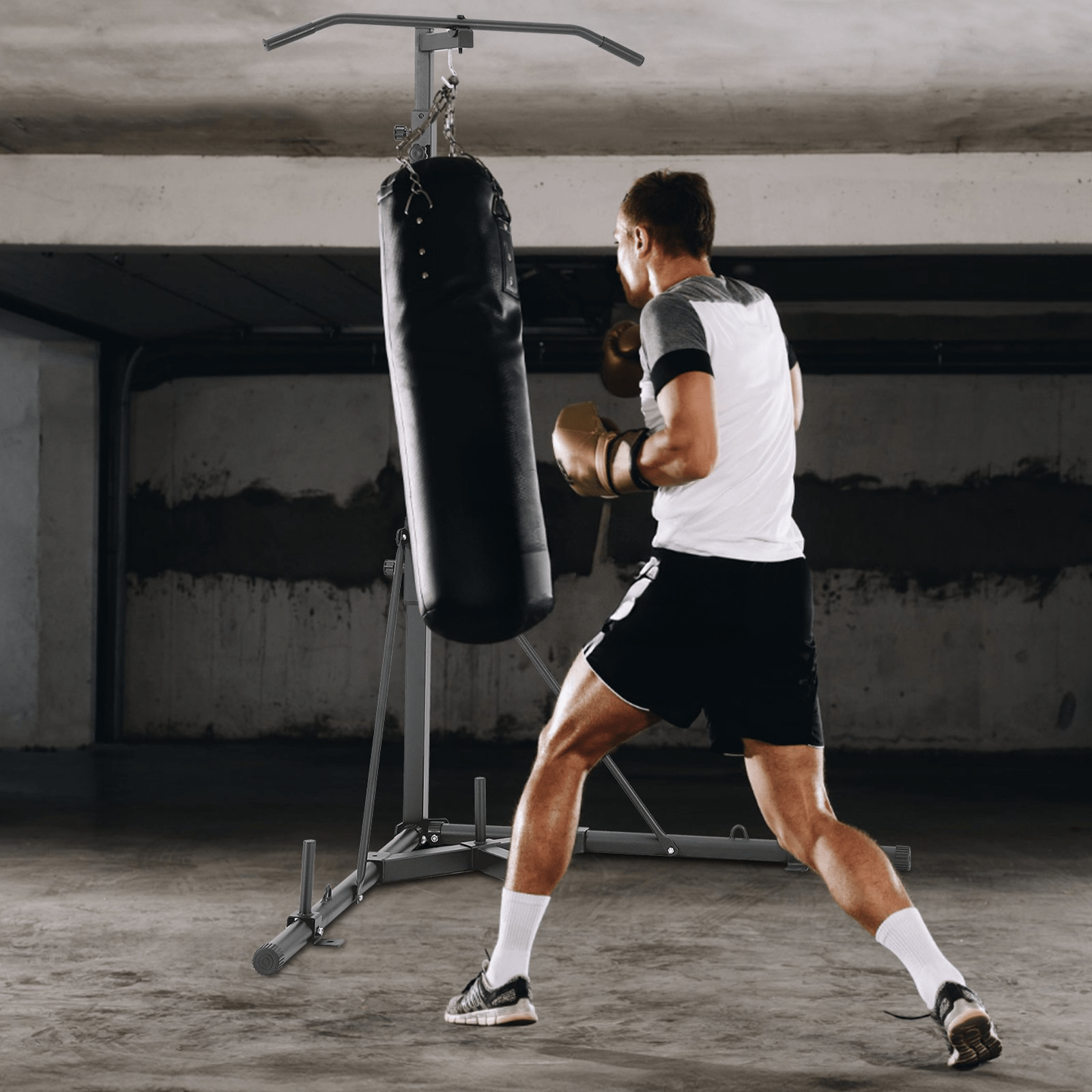 VEVOR Heavy Bag Stand with Pull Up Bar, 400 lb Capacity - GNS Beauty & Personal Care