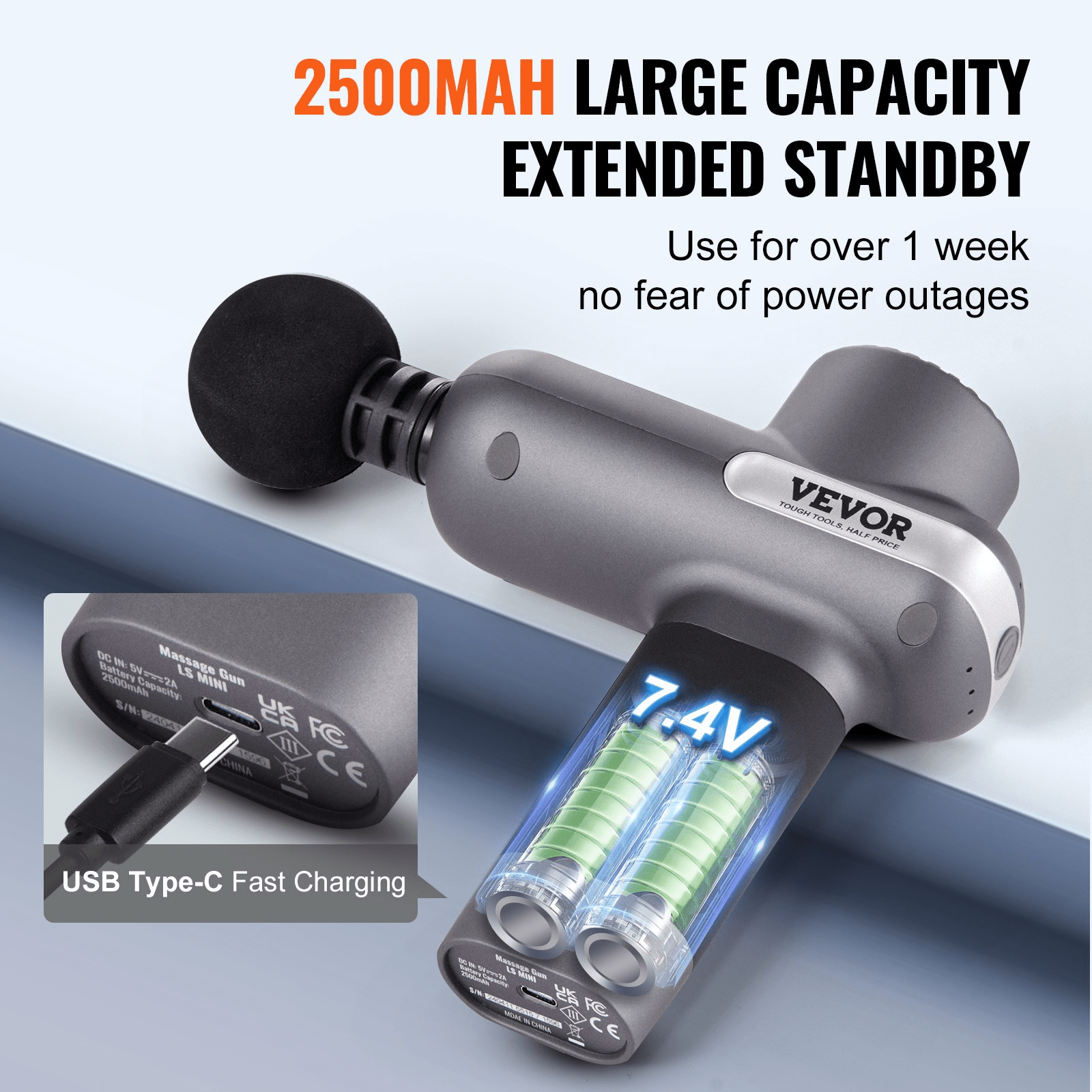 VEVOR Massage Gun – Deep Tissue Percussion Massager for Athletes & Muscle Recovery - GNS Beauty & Personal Care