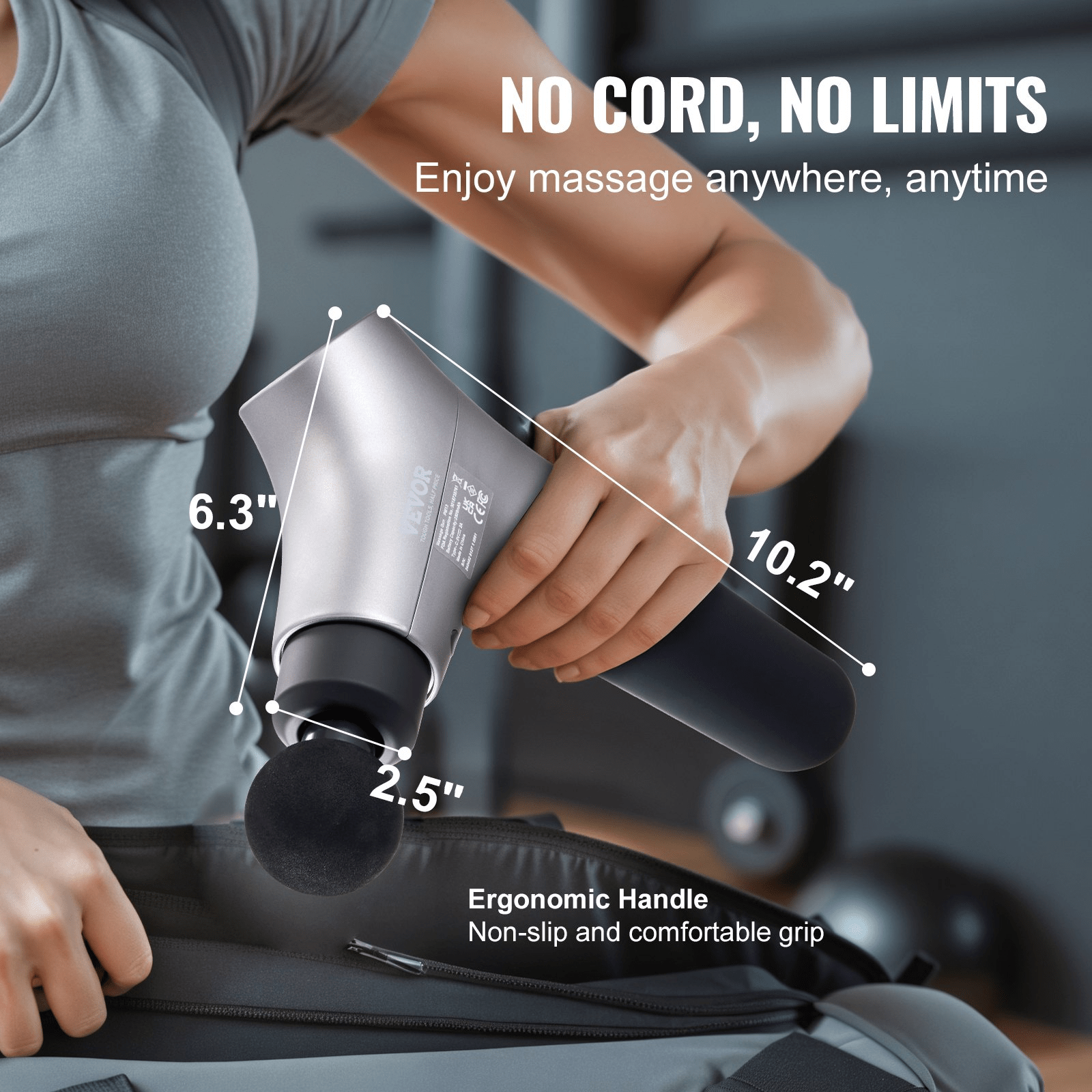 VEVOR Massage Gun – Deep Tissue Percussion Massager for Athletes & Muscle Recovery - GNS Beauty & Personal Care