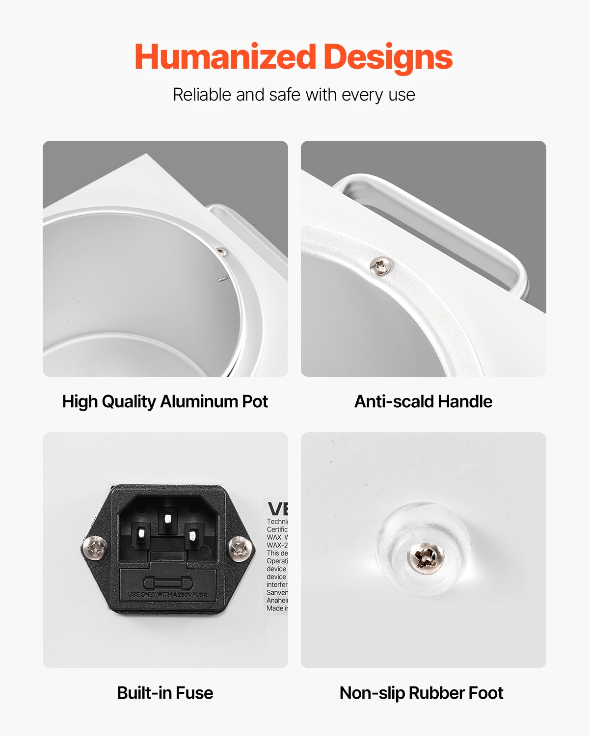 VEVOR Single Wax Warmer 3000ML 300W Professional Wax Heater Pot for Hair Removal - GNS Beauty & Personal Care