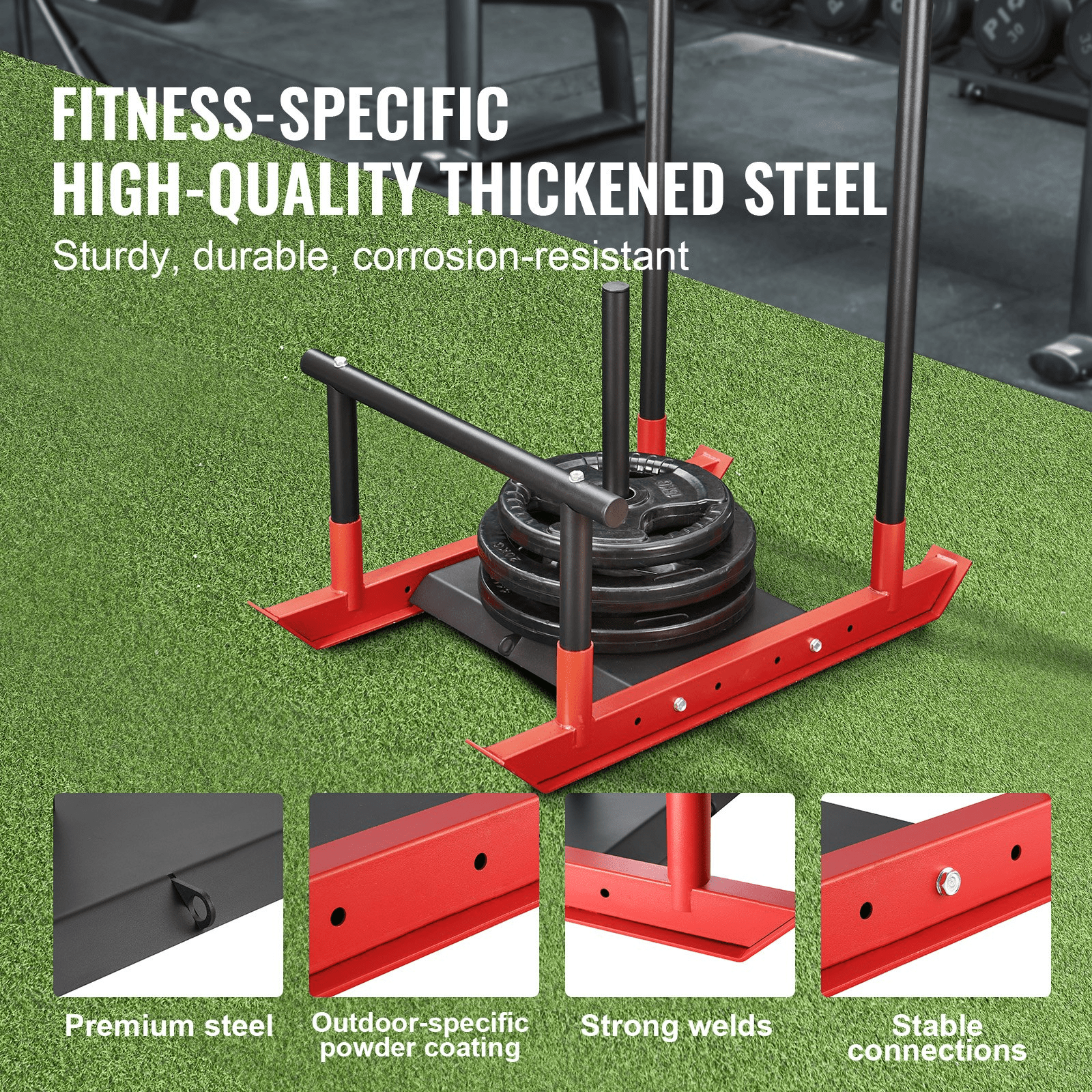 VEVOR Weight Training Sled - Push/Pull Power Sled for Strength & Speed - GNS Beauty & Personal Care