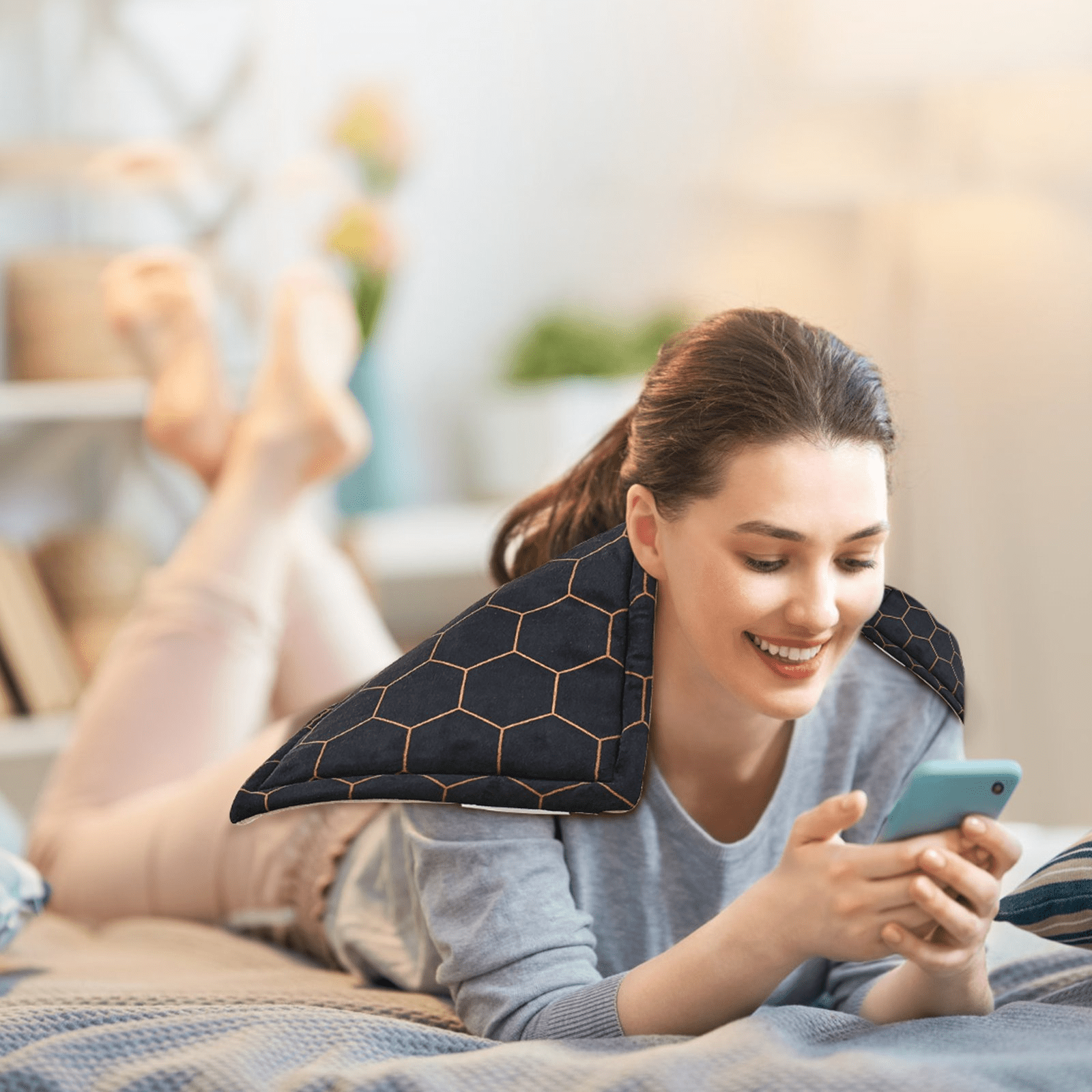 VEVOR Weighted Heating Pad – Far Infrared Therapy for Deep Relief & Comfort - GNS Beauty & Personal Care
