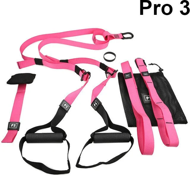Adjustable Fitness Bands Set: 1100 lbs Full-Body Workout Companion