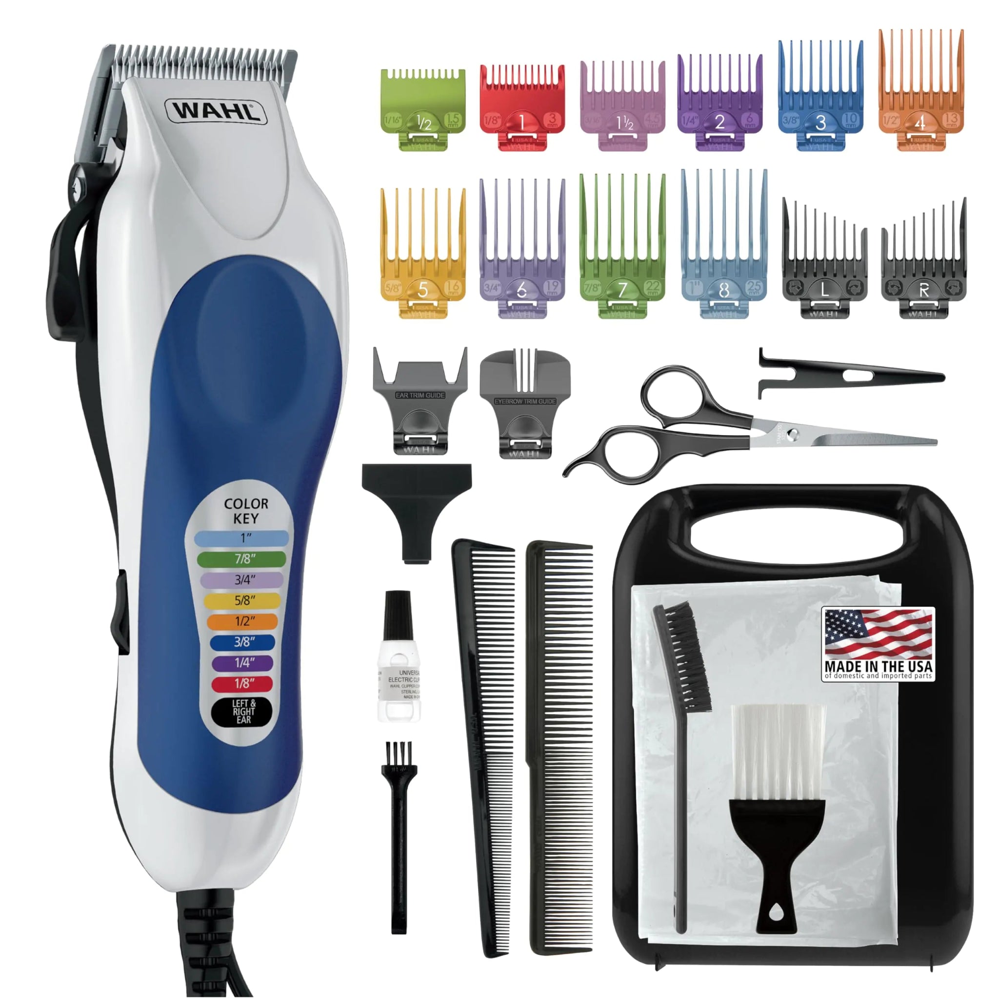 Wahl Color Pro Hair Clippers - Best Haircutting Kit for Fades, Trims, and Family Grooming - GNS Beauty & Personal Care