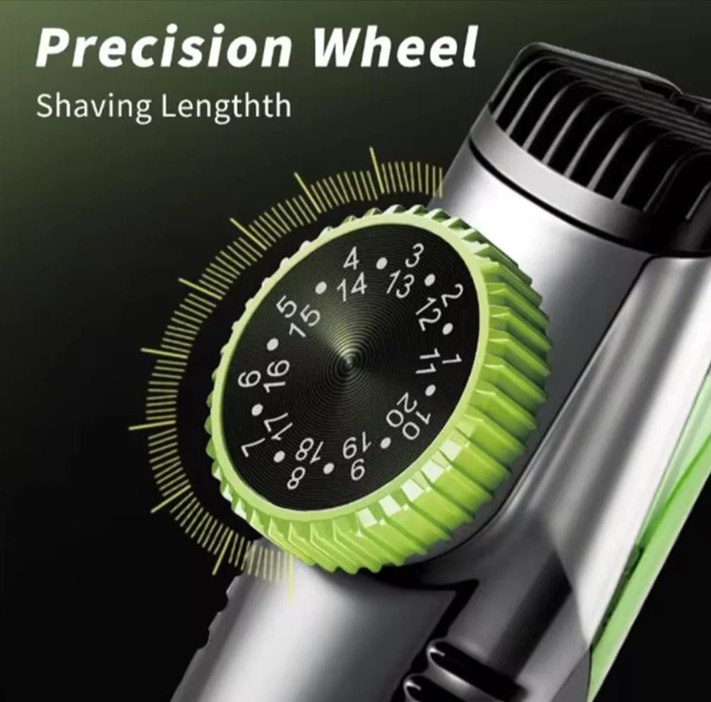 Washable Electric Vacuum Beard Trimmer – Precision Grooming Made Easy - GNS Beauty & Personal Care