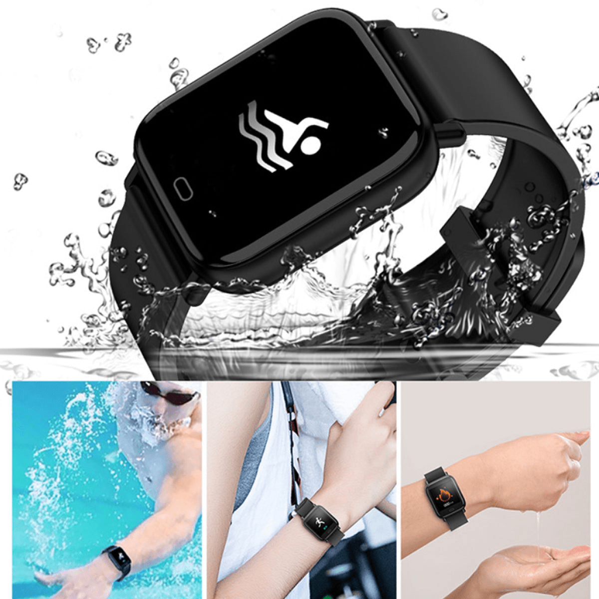 Waterproof Fitness Tracker Smartwatch - Stylish & Durable - GNS Beauty & Personal Care