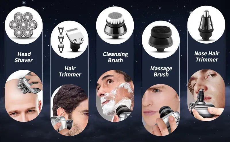Waterproof Rechargeable Bald Head Shaver for Men - GNS Beauty & Personal Care