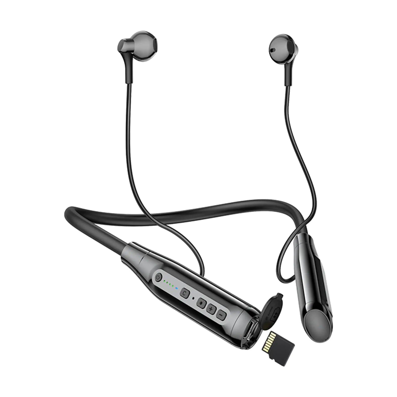 Wireless Bluetooth Earbuds Neckband (Black) - GNS Beauty & Personal Care