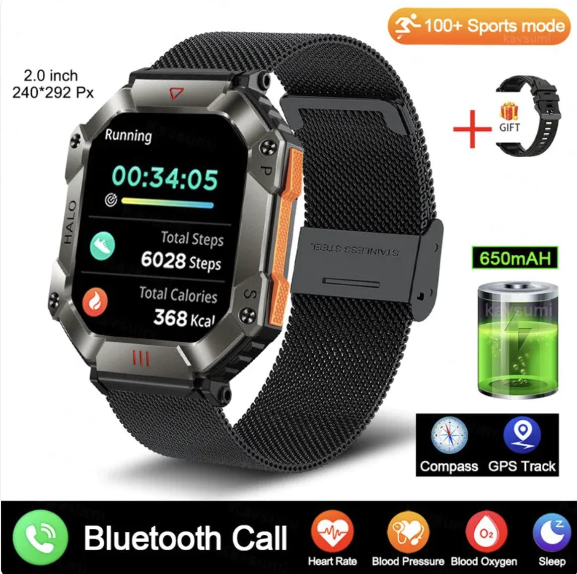 Women's Advanced Android GPS Fitness Smartwatch - GNS Beauty & Personal Care