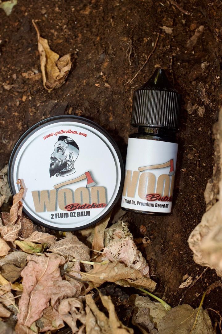 WOOD BUTCHER – Mahogany Teakwood Cologne Beard & Body Oil - GNS Beauty & Personal Care