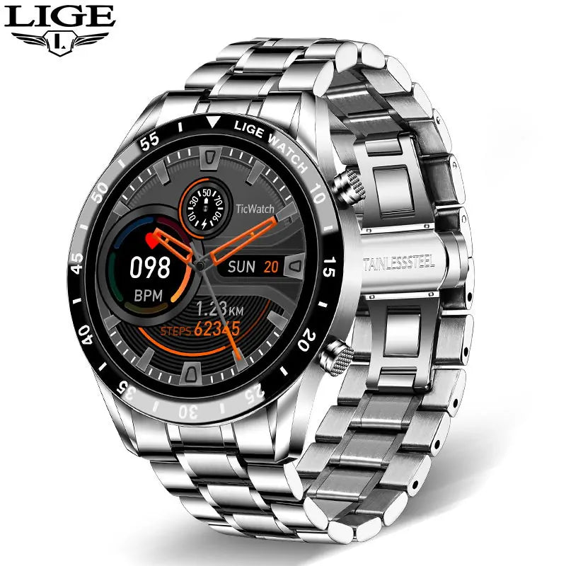 Waterproof Fitness Smartwatch with Multi-Sport Mode