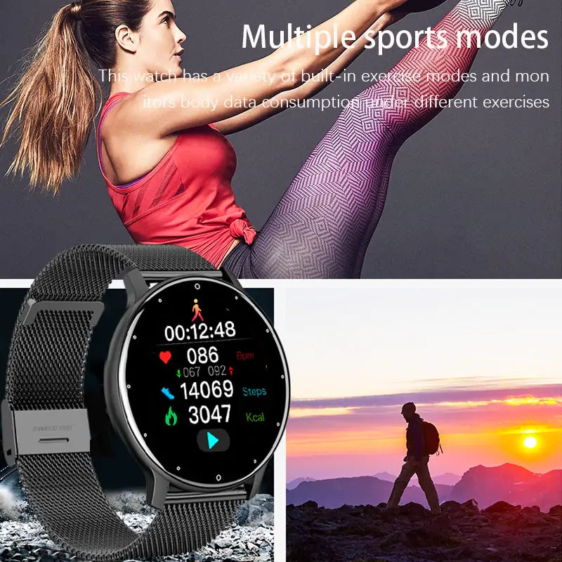 Fitness Waterproof Smartwatch with IP67 Rating and Full Touch Screen