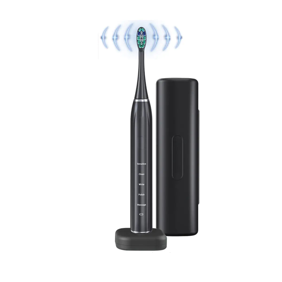 Smart Sonic Toothbrush with 8 Heads & USB Charging