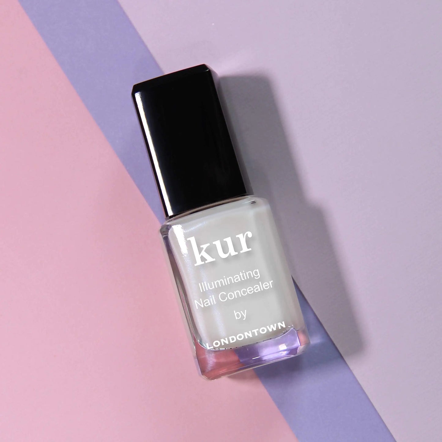 LONDONTOWN kur Illuminating Nail Concealer - Vegan, Cruelty-Free, Long-Lasting Sheer Nail Polish