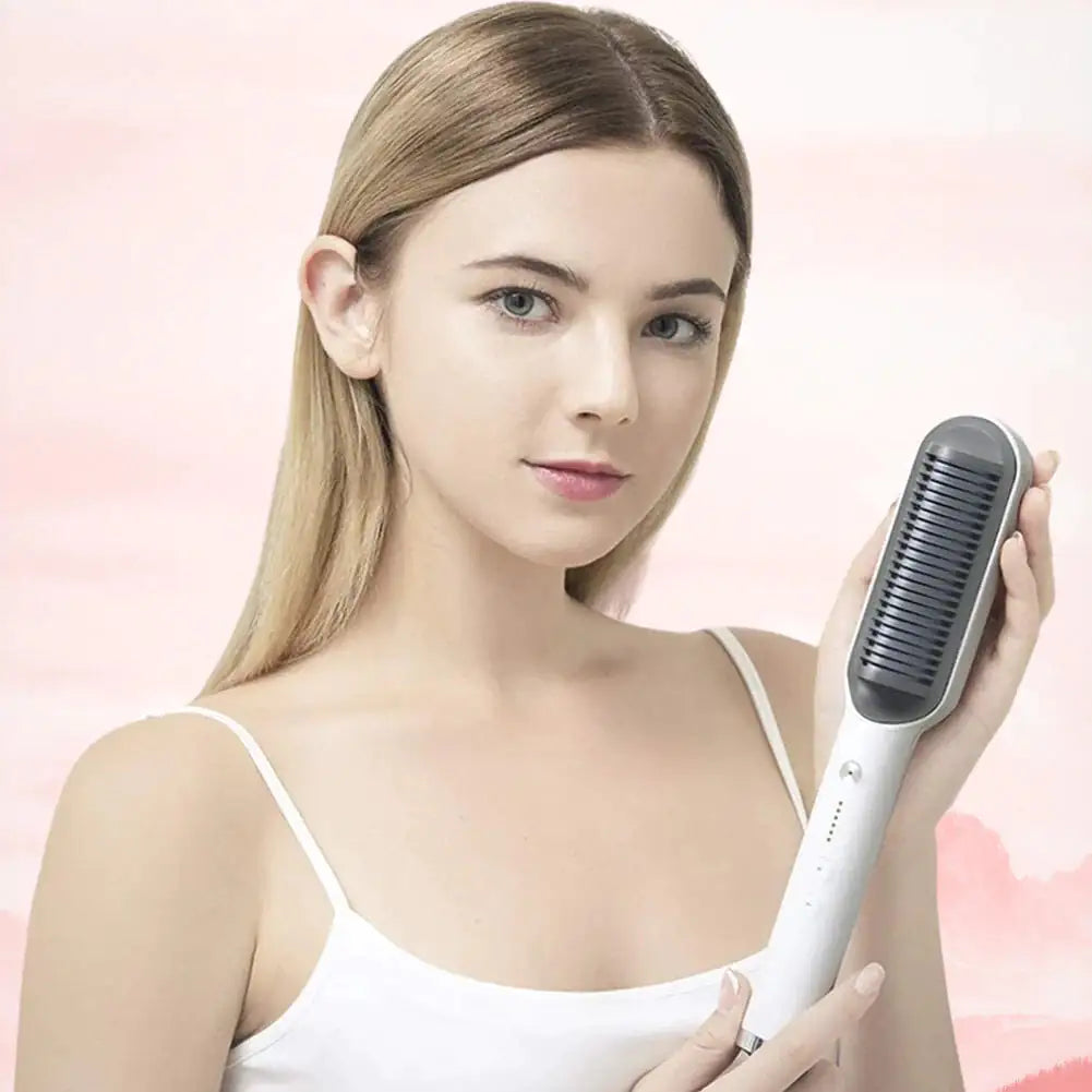 Electric Hair Straightener Comb - Fast, Gentle, and Efficient