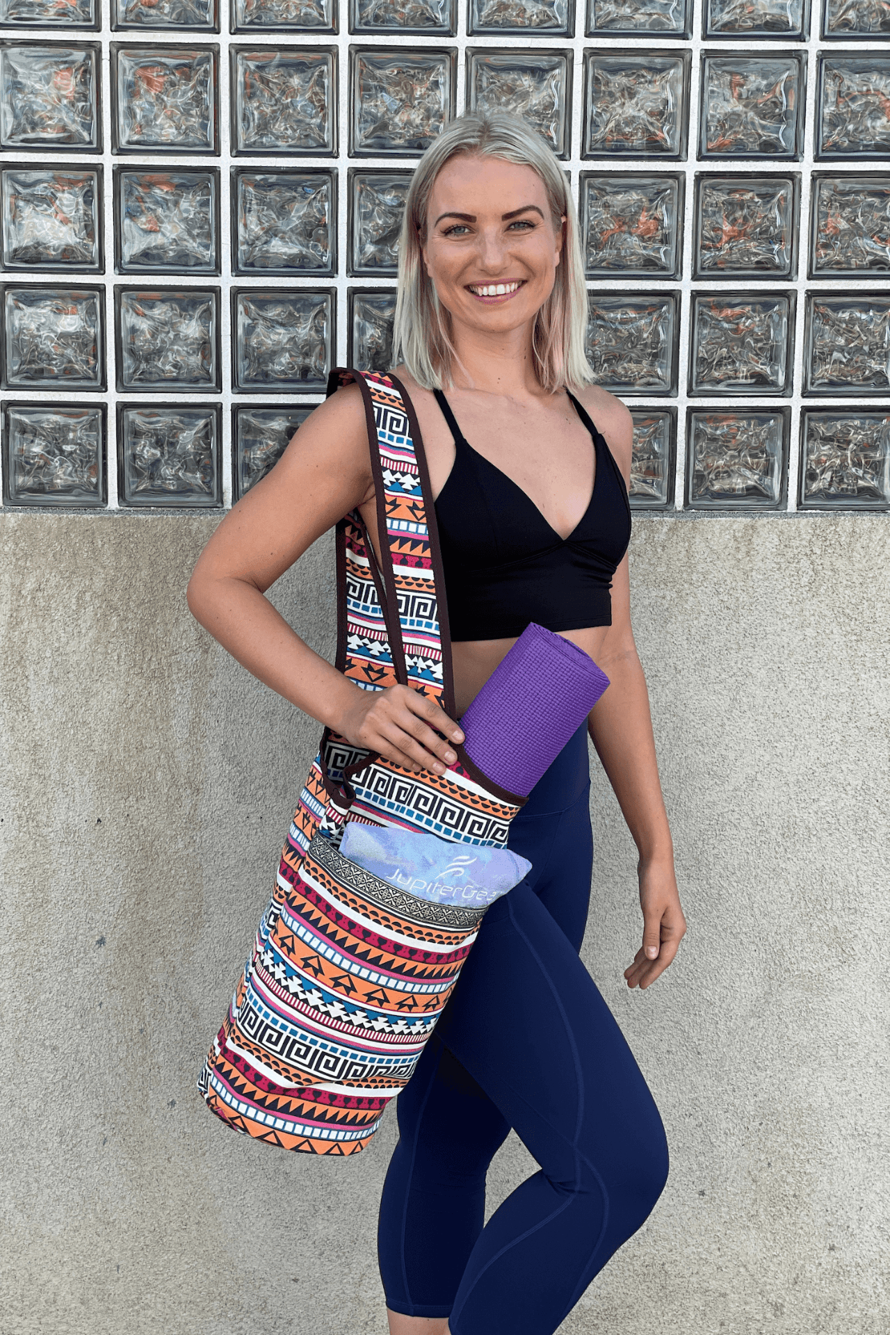Yoga Mat Carrying Tote Bag – Durable, Spacious & Stylish for On - the - Go Fitness - GNS Beauty & Personal Care
