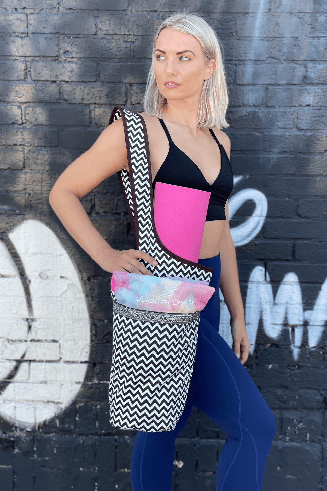 Yoga Mat Carrying Tote Bag – Durable, Spacious & Stylish for On - the - Go Fitness - GNS Beauty & Personal Care