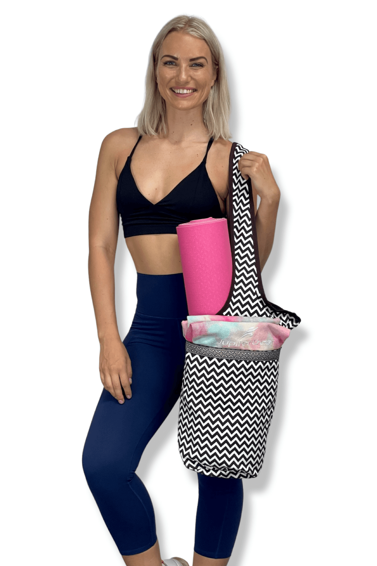 Yoga Mat Carrying Tote Bag – Durable, Spacious & Stylish for On - the - Go Fitness - GNS Beauty & Personal Care