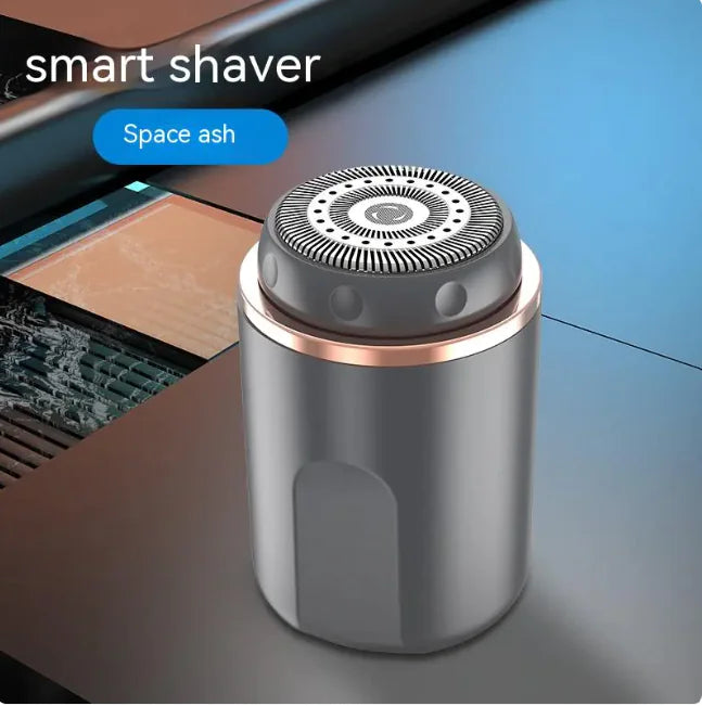 Rechargeable Mini Electric Shaver with LED Display