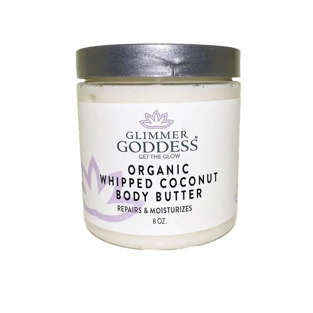 Organic Whipped Coconut Body Butter with Vitamin E - Paraben-Free