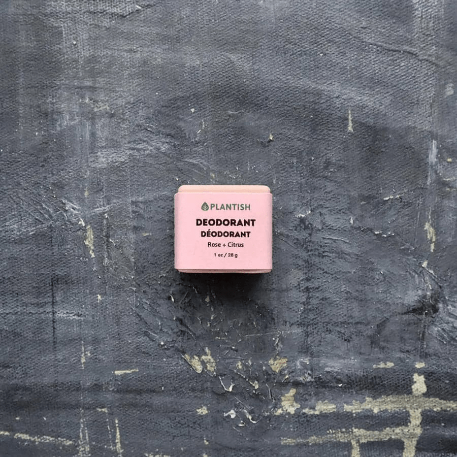 Zero Waste Deodorant Bar – Rose & Citrus (Vegan, Baking Soda–Free) - GNS Beauty & Personal Care