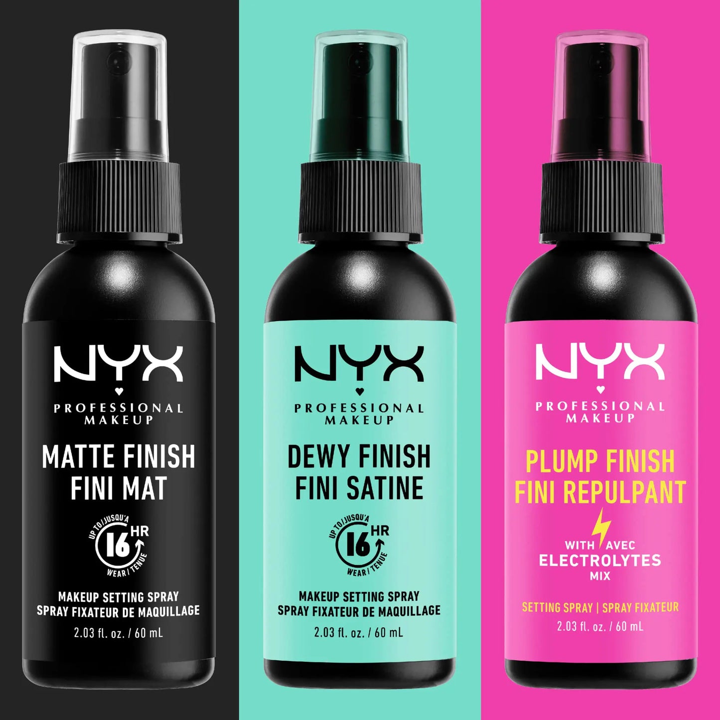 Vegan Makeup Setting Spray - NYX Plump Finish, Long-Lasting Formula